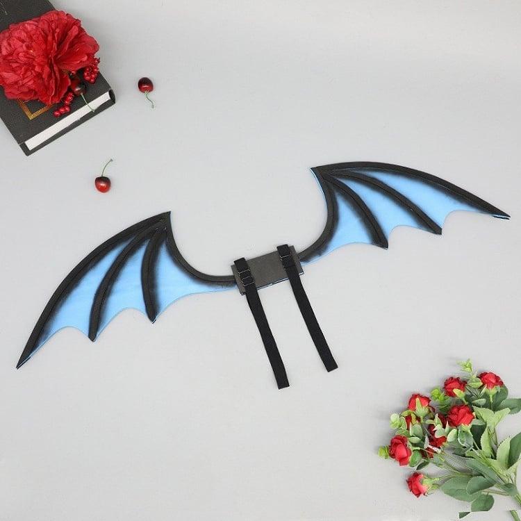 Bat Wings Halloween BlackRed/Gray/Purple/Blue