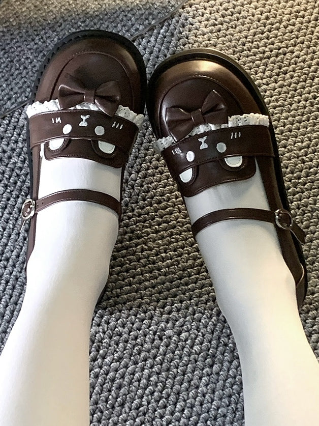 Bär Braun - Schuhe JK Dekor Kawaii Süße Mode