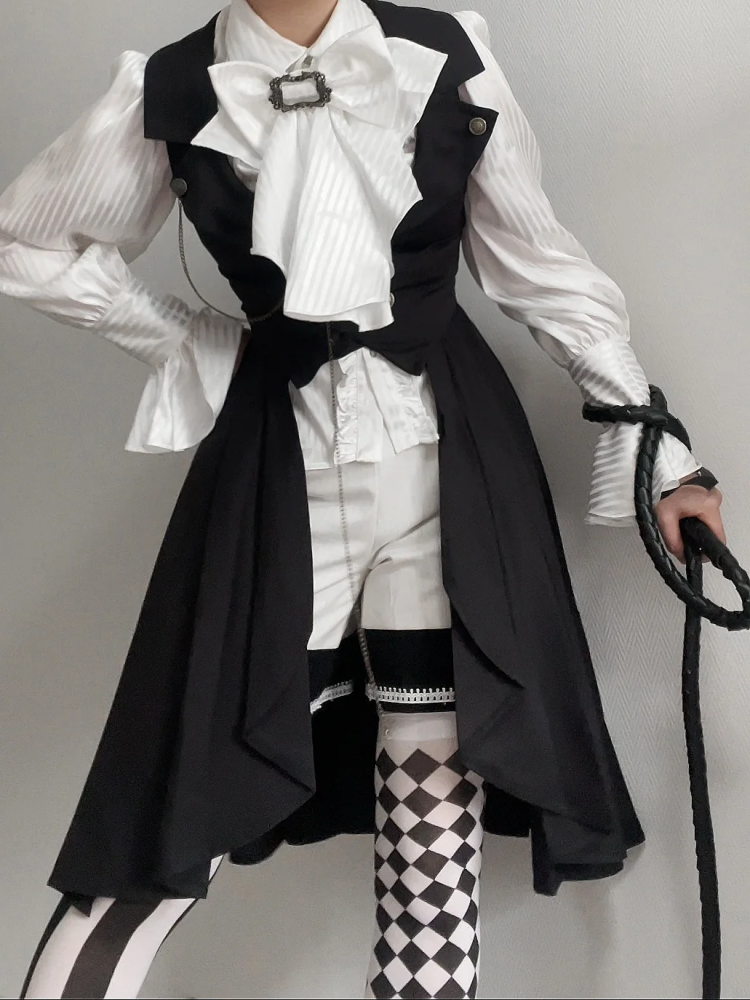 Schwarze Lolita-Weste von Ouji Fashion