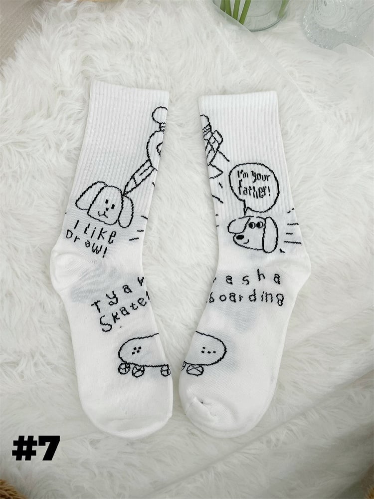 Chaussettes blanches Sweet Lolita