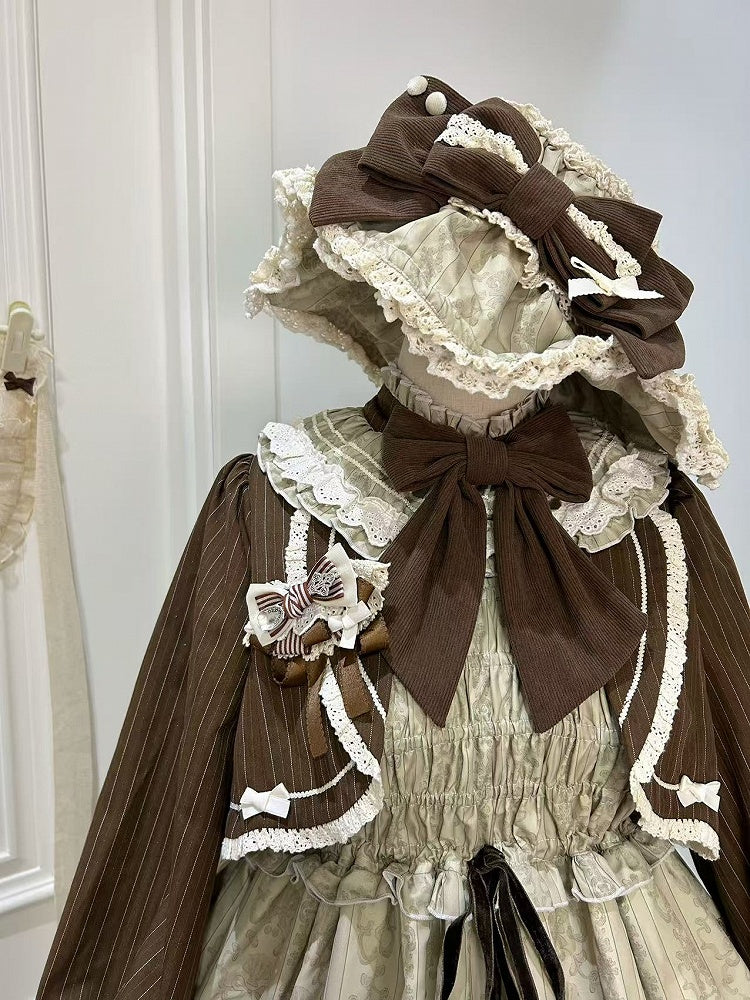 Brooch Bowknot Brown