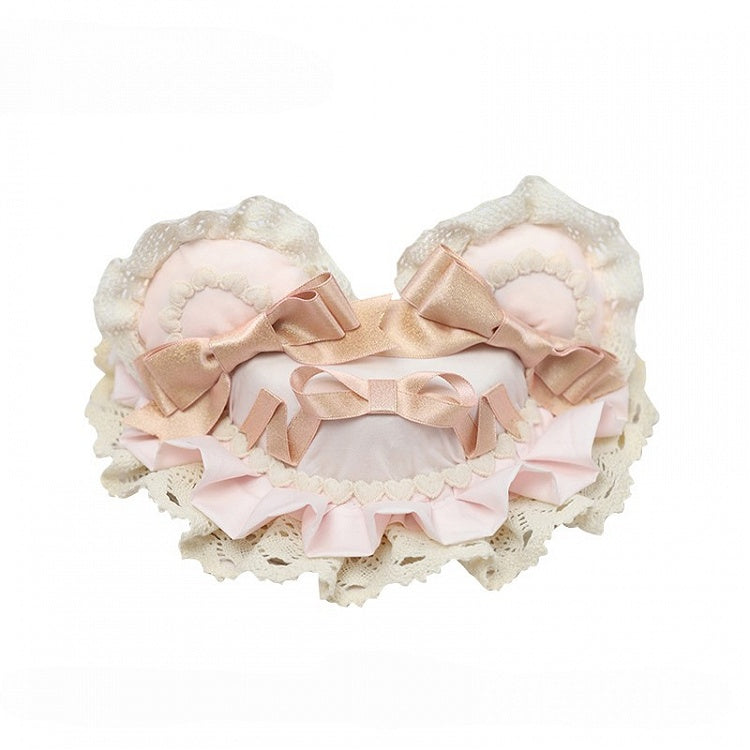 Accents and Trimmings Bow Lolita Ear Mini – with Color Sweet Hat Lace Bear Options 3