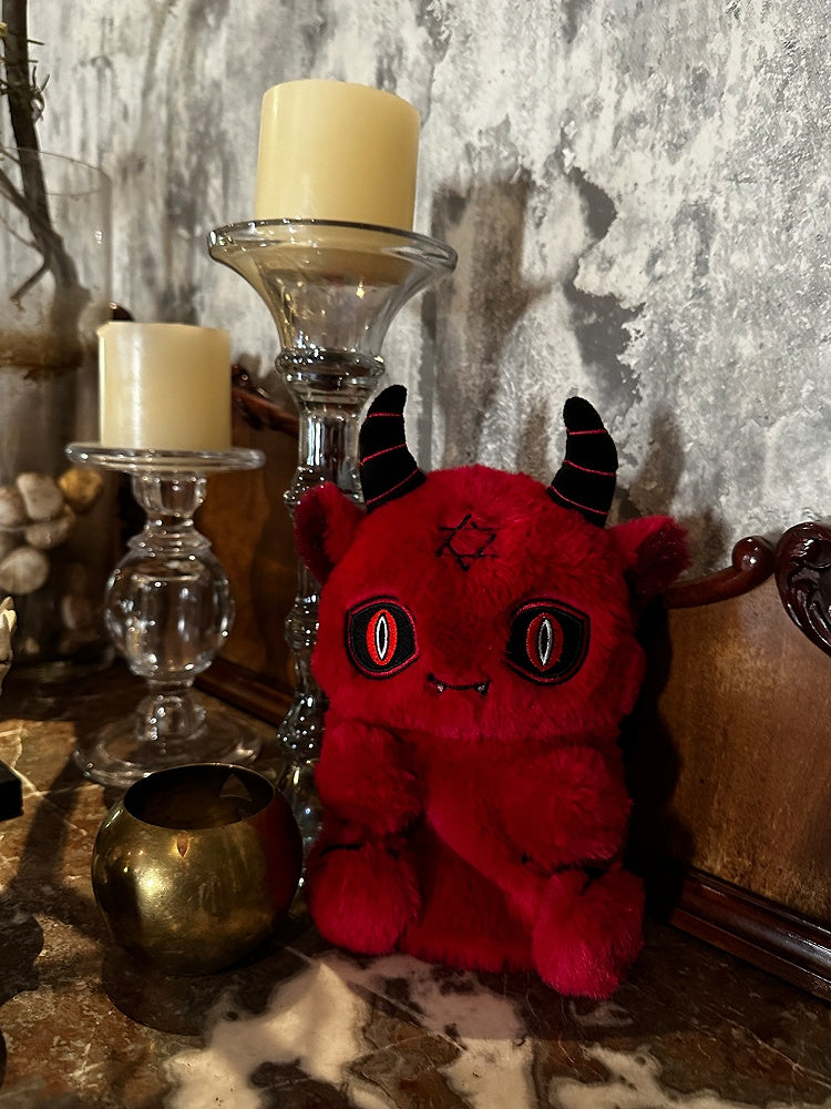 Y2K Plush Doll Bag Red Devil Gothic