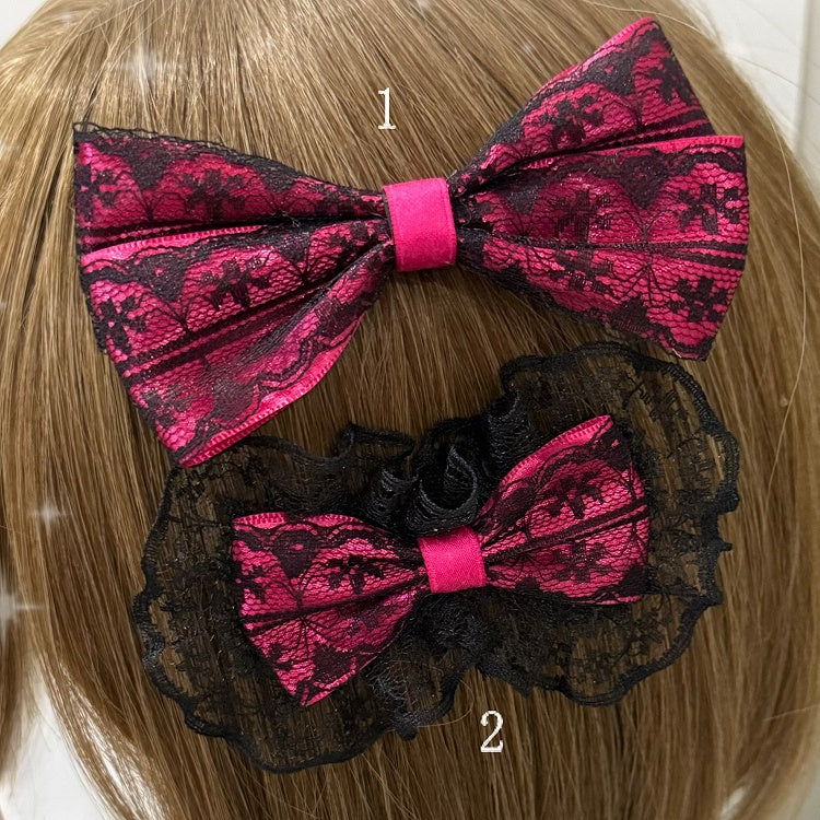 2 Options Bowknot BlackPink Hairclip
