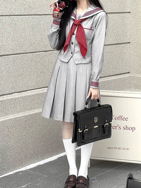 Box Pleat JK Skirt Uniform Gary