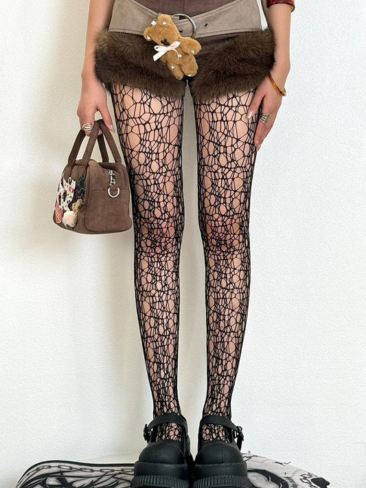 Wasteland Options Tights Punk 5 Cut-out Details Color