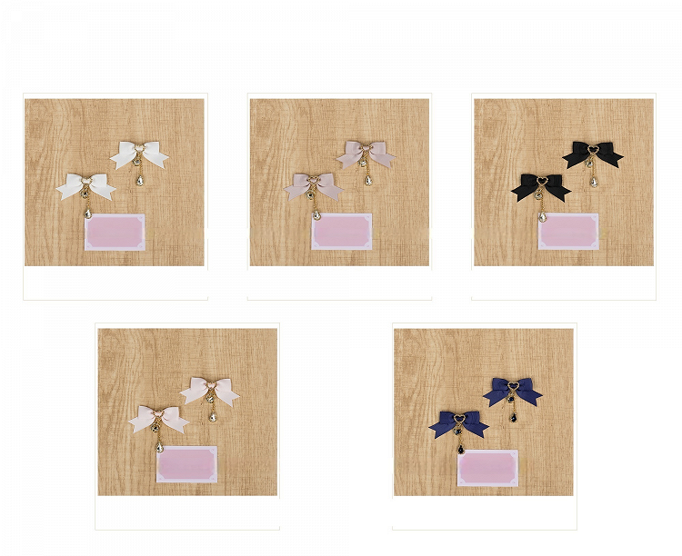 Colors 5 Kei Jirai Celestial Moon Star Gemstone Collection Bowknot Hairclips