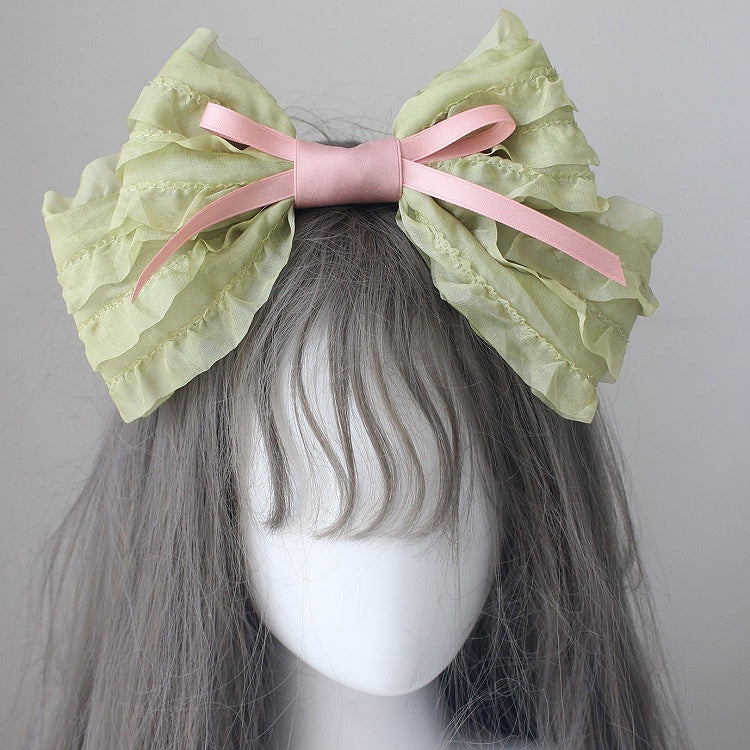 4 Bow Options Color Big Hairclip