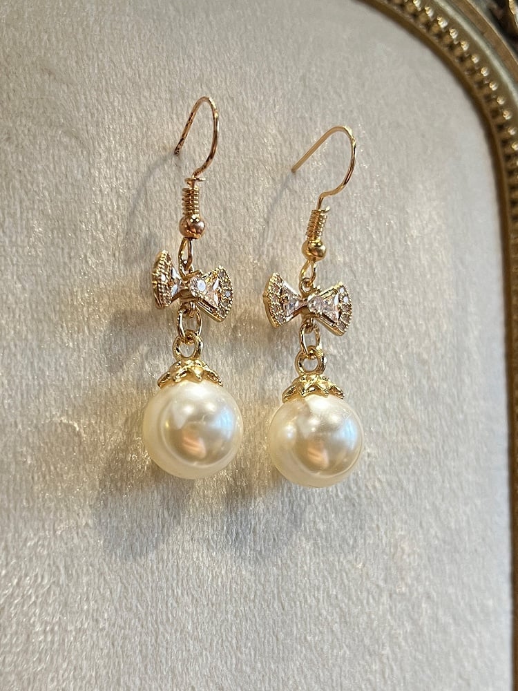 Artificial Pearl Earrings