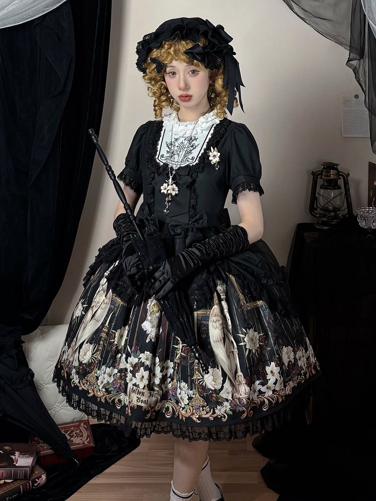 Barrettes à cheveux noires avec nœud papillon