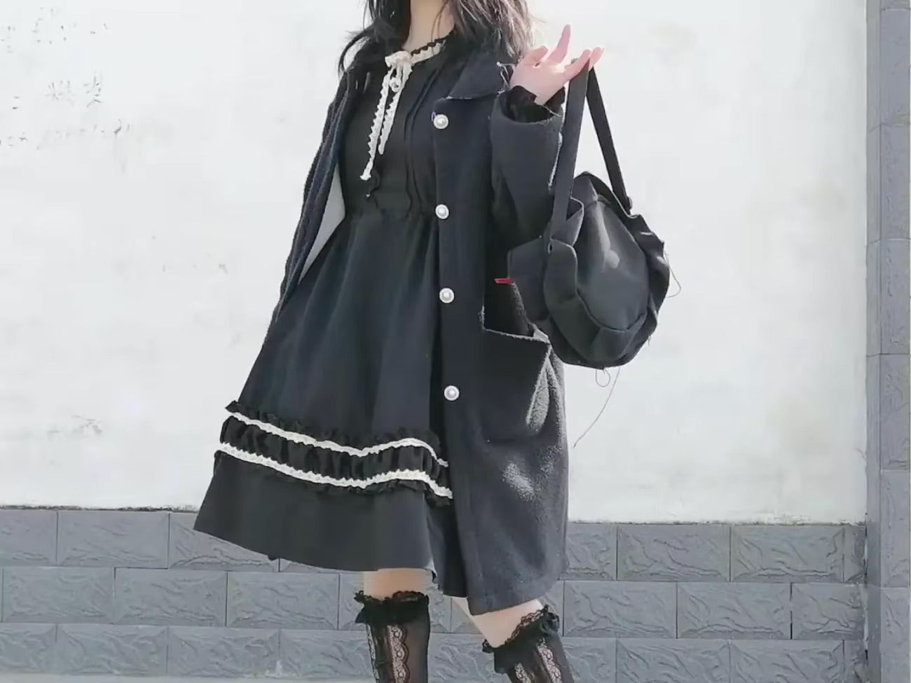 Robe noire Dark Academia