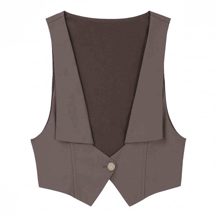 Little Lolita Set Cape Waistcoat Sleeves Brown Shorts Full Detective Vibes Long Black Shirt + - Ouji
