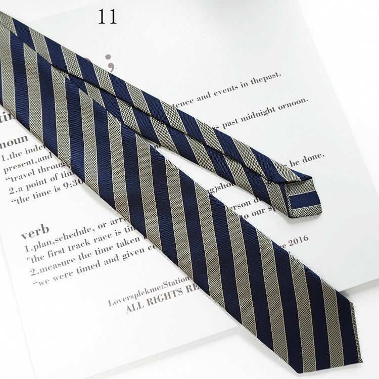 Krawatte JK Gestreift 17 Hals Muster Optionen Uniform