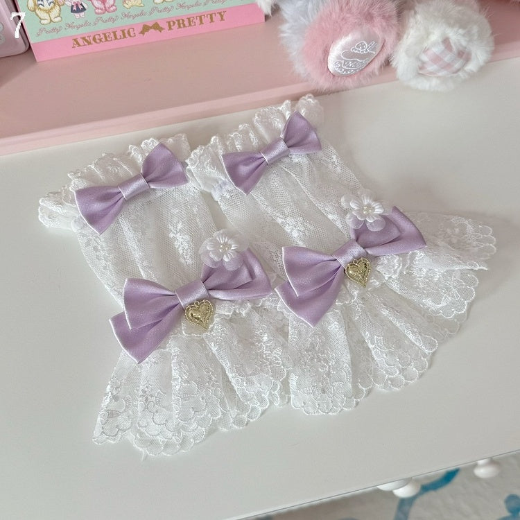 Lace Wrist Options 8 Cuffs Bowknot Details