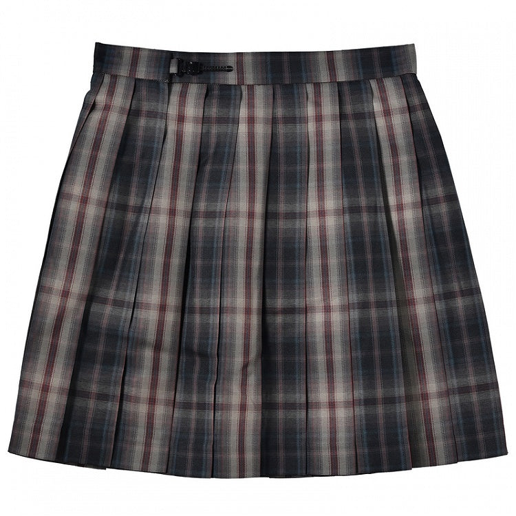 42CM/45CM/48CM/56CM/65CM Style JK Uniform Pleated Skirt Gray Plaid Preppy