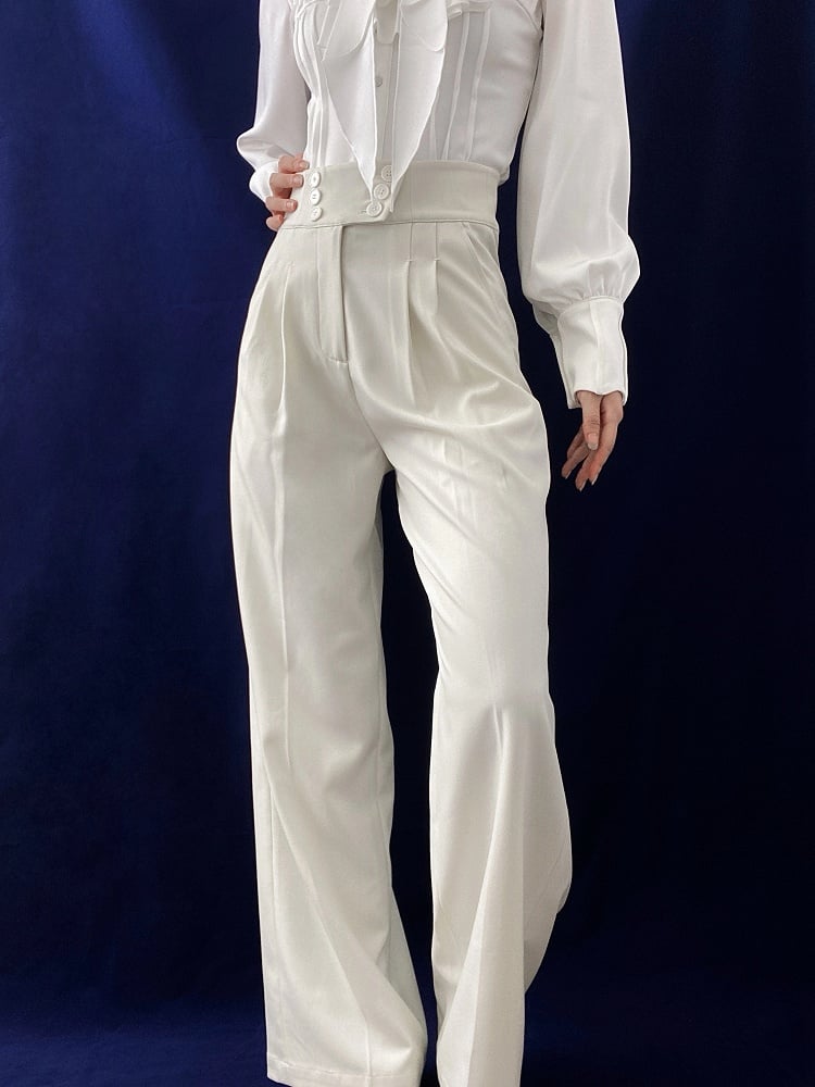 Pants Lolita Ouji White Off