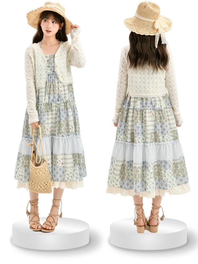 Sweet Creamy Yellow Lace Trim Cardigan