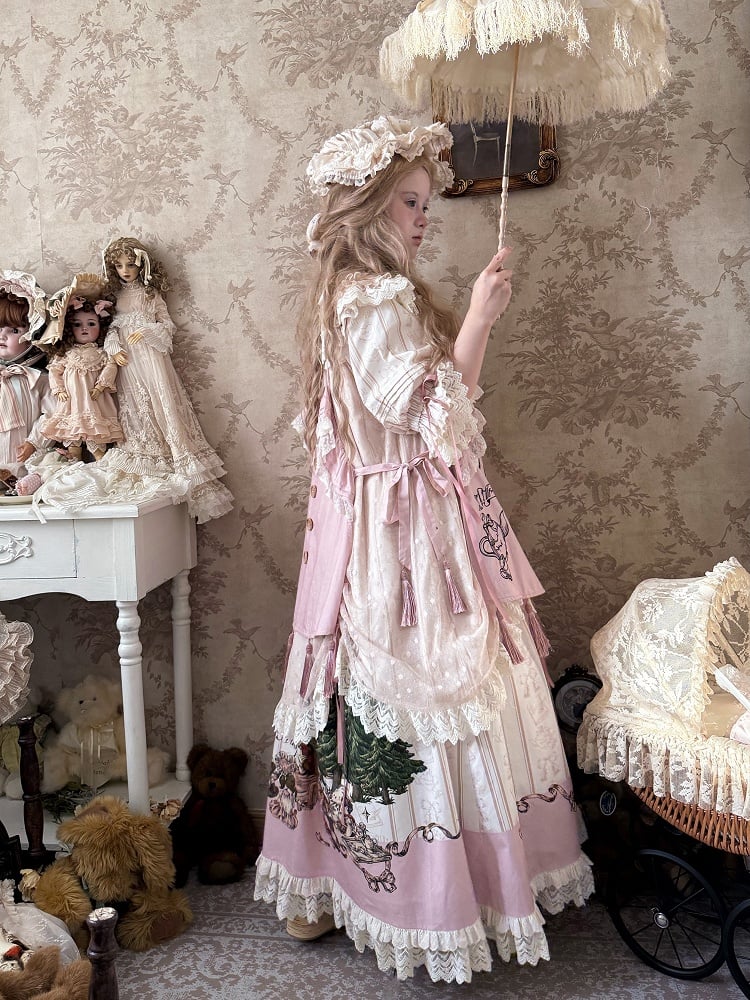 Tassels Lolita Pink Hemline Sweet Apron