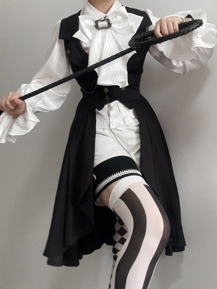 Schwarze Lolita-Weste von Ouji Fashion