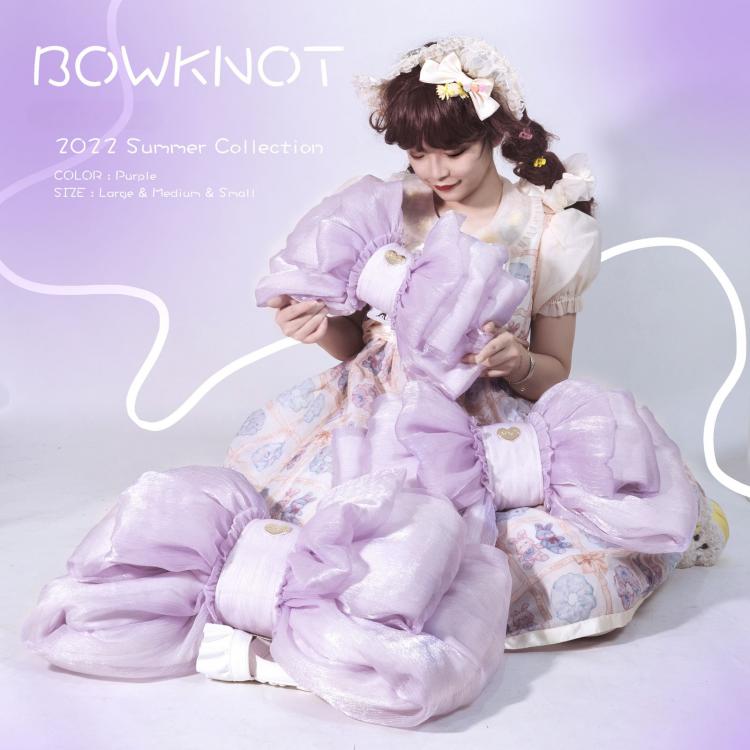 パープルビッグボウバックパック