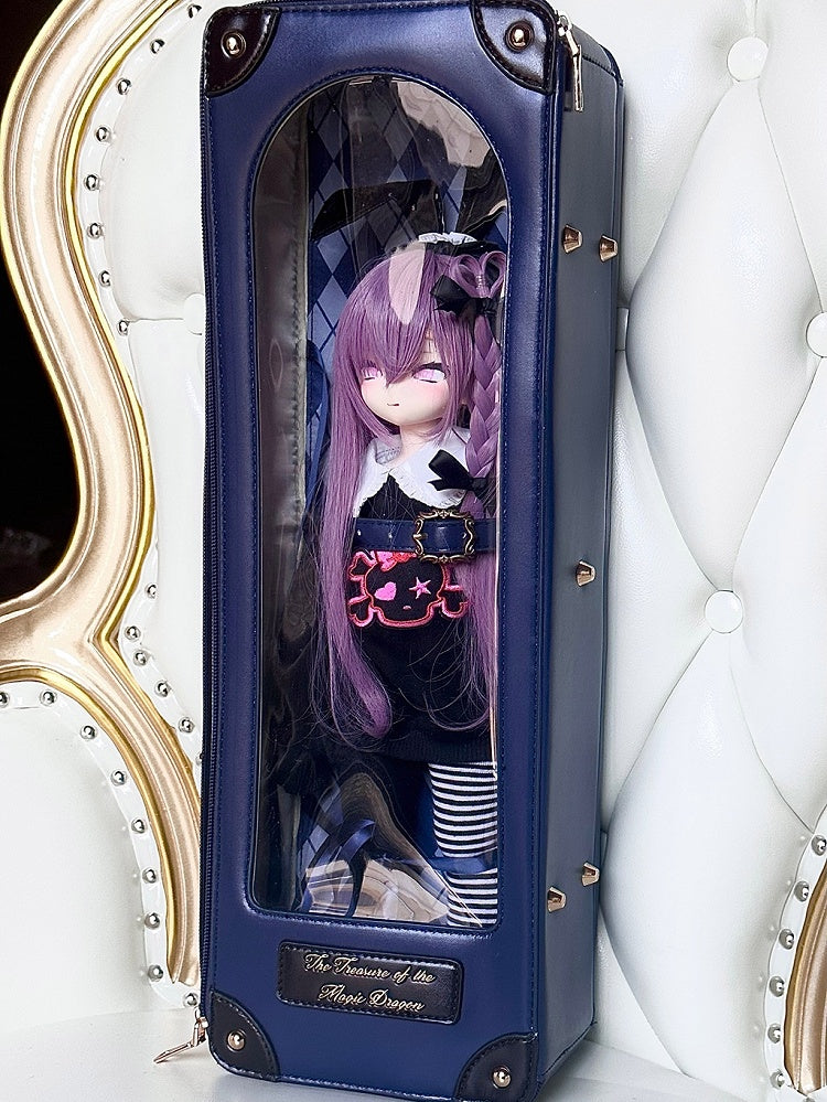 3 to BJD Bag Versatile Wear: Dolls Ways Blue 1/4 – for Crossbody Navy