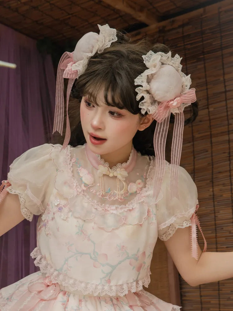 Barrette Lolita Han rose