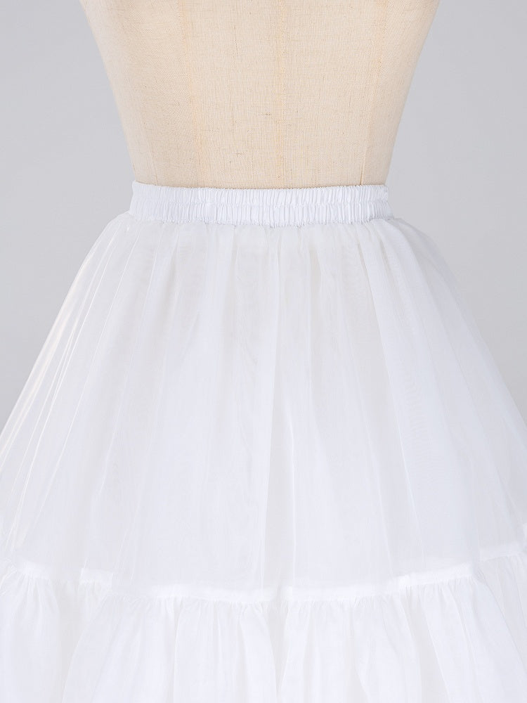 Three White Petticoat 60cm A-line Layers
