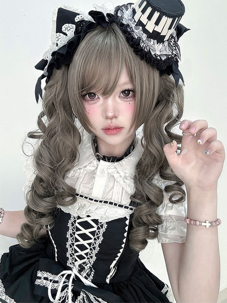 Double Wig Length Brown Clips Claw 30CM Ponytail Synthetic Long With