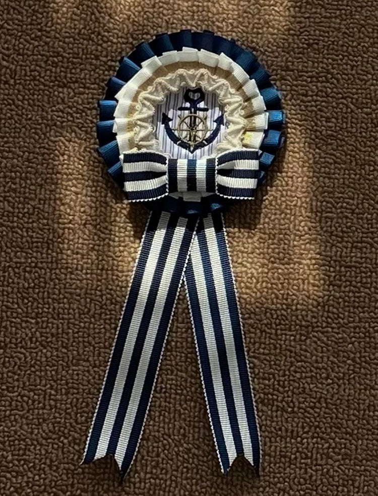 Lolita Anchor Badge Sailor Embroidery