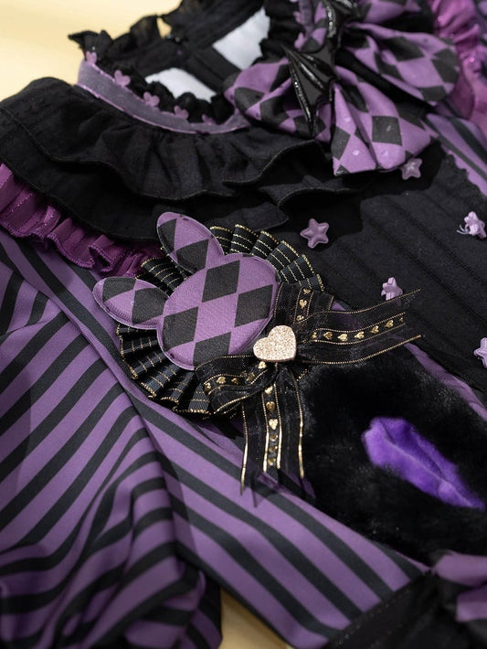 Badge Purple Bunny