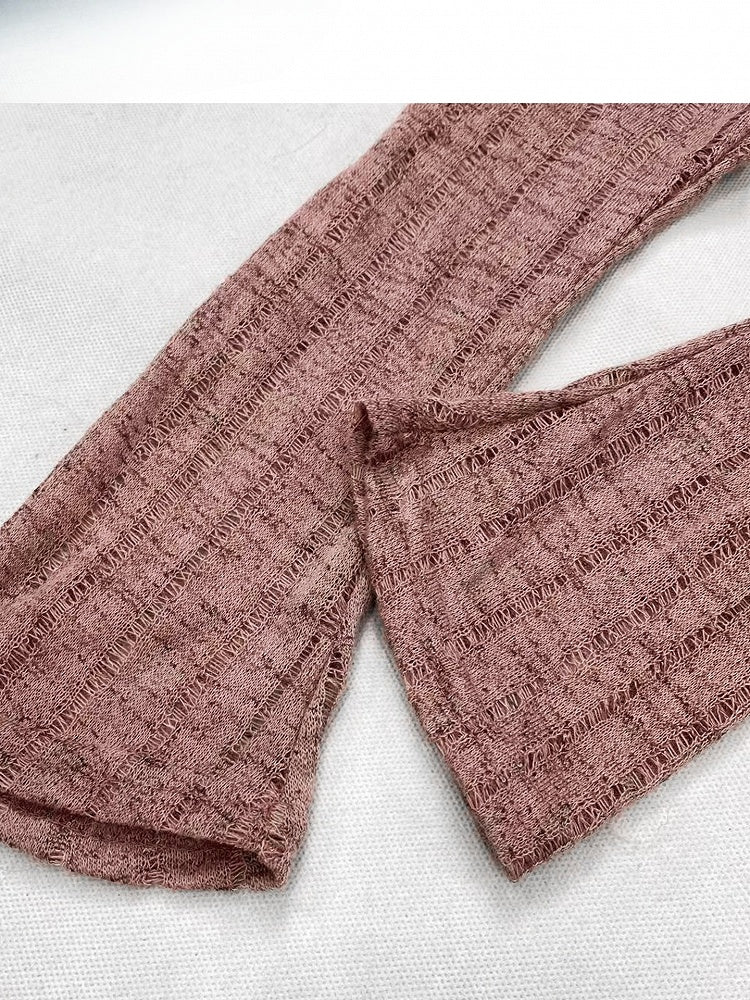 + Scarf Brown Letter Asymmetrical Top Pattern Print Millard Reddish Striped Fashion Hem