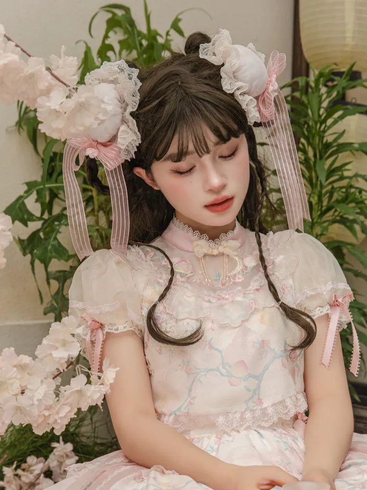 Barrette Lolita Han rose