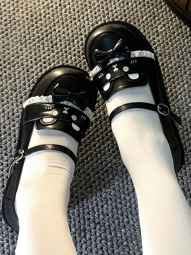 Style Design Bear JK Preppy - Schuhe PU mit Leder