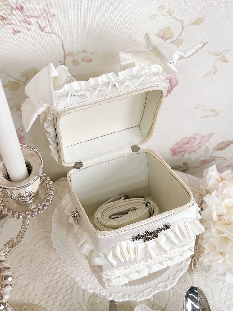 Hand Bead Crossbody Creamy White / Bag Details