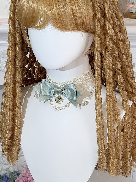 Beaded And Options Pendant Lace Color Crown 4 Choker Bowknot