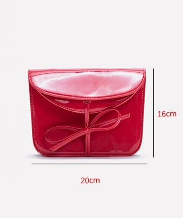 - Warmy Bow Brown Phone Pouch Crossbody Style