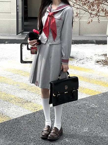 Box Pleat JK Skirt Uniform Gary