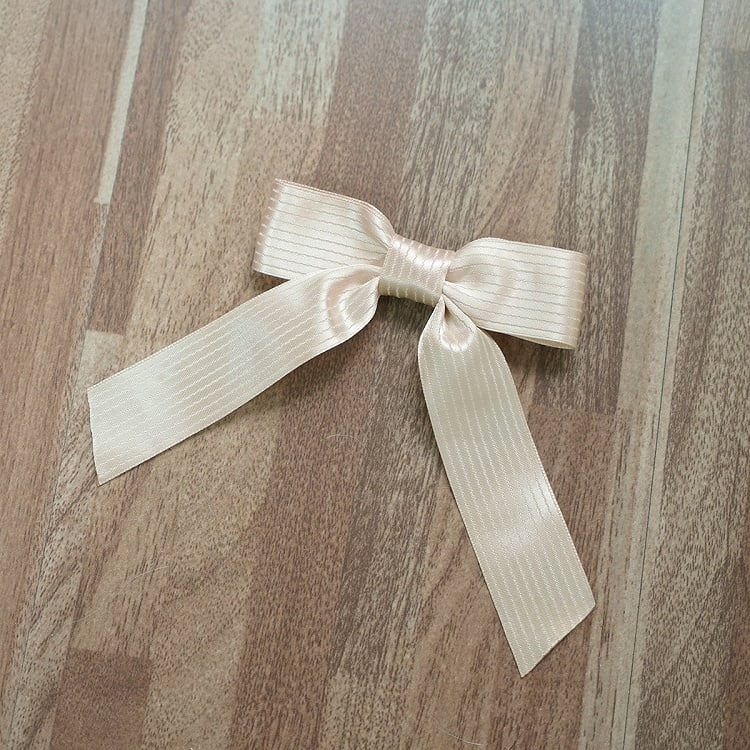 Tüll Lolita Bluse mit doppelten kurzen Lagenärmeln und Kragen in Aprikose