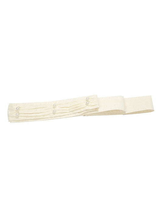 Waist Details Beige Bead Belt
