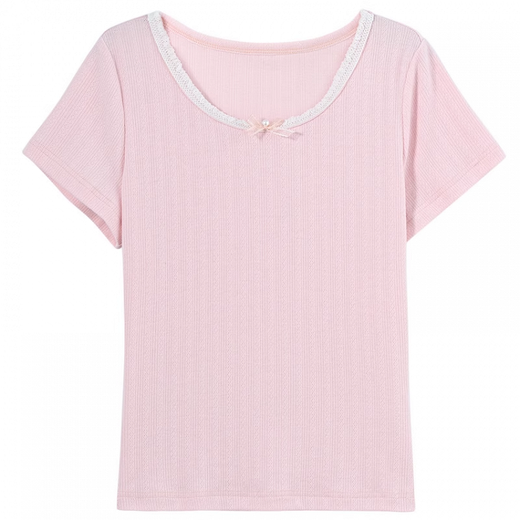 Kawaii Yume T-Shirt Pink Round Neck