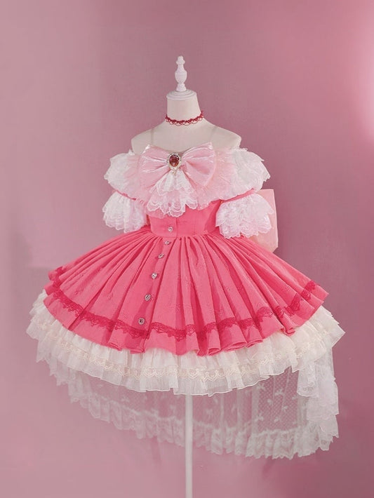 Puella Magi Madoka Magica Kaname Madoka Cosplay-Kostüm im Lolita-Stil
