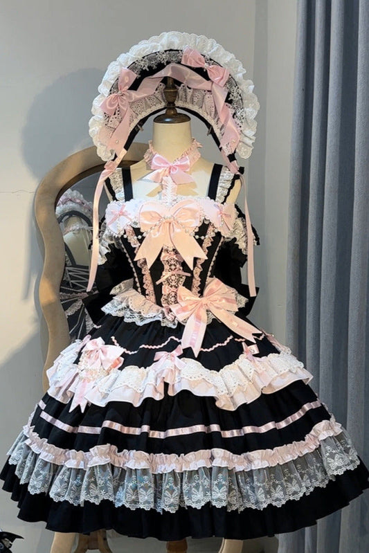 Haubenpuppe Kopfschmuck Kleid + Antike Prinzessin Perle