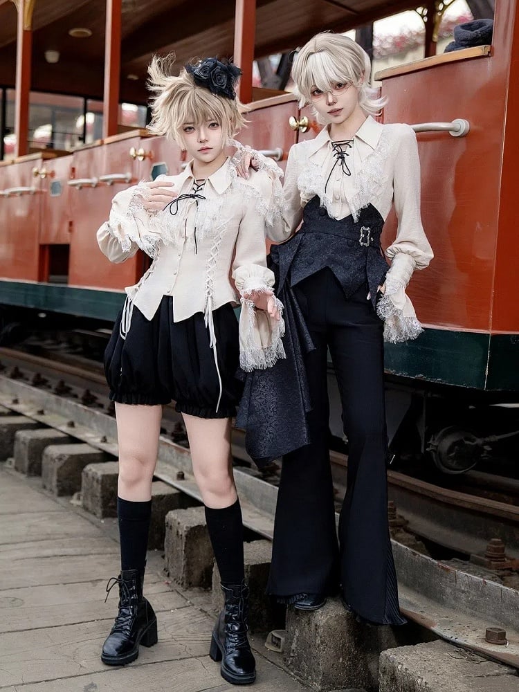 Black Ouji Lolita Shorts Bloomer