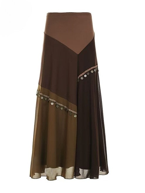 Design Print Millard Fashion Asymmetrical Hem Purple + Dress Cami