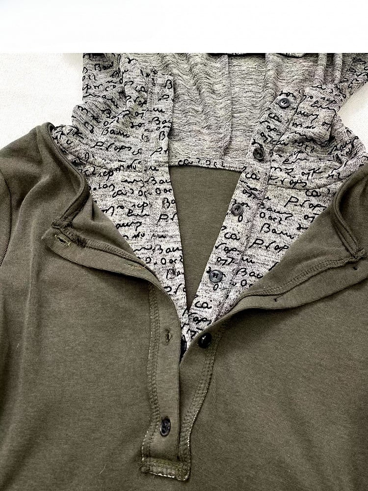 Punk Green Two-piece Top Hoodie Army Wasteland