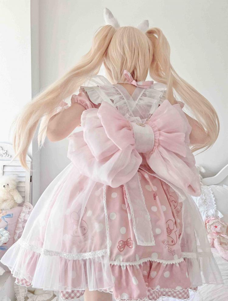 ベストセラー ライトピンクのキュートなビッグリボンバックパック