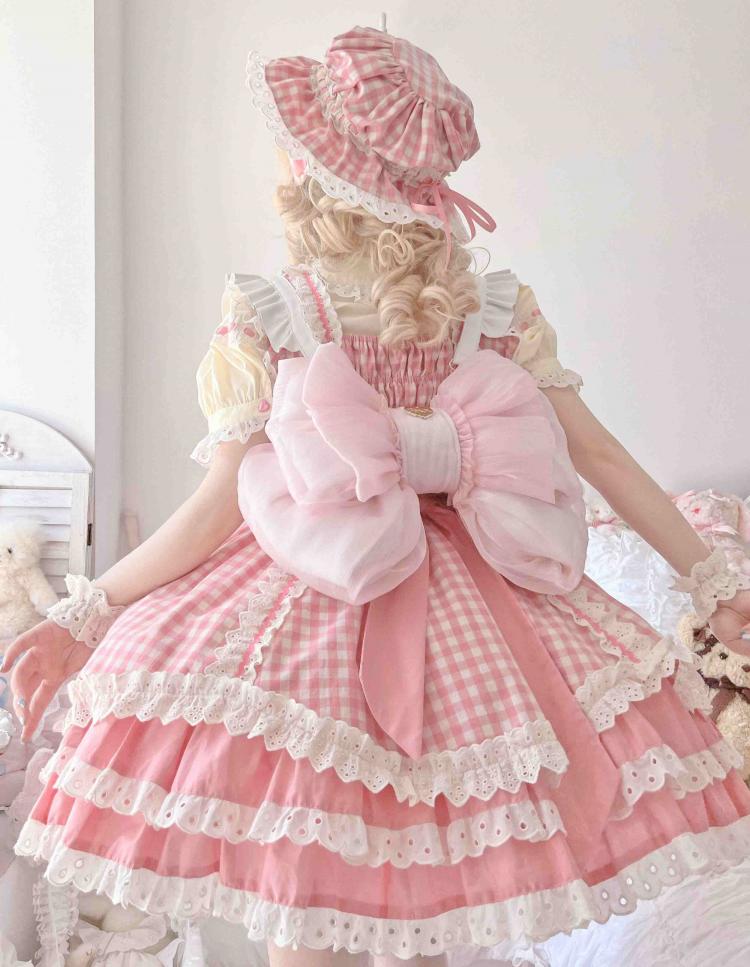 ベストセラー ライトピンクのキュートなビッグリボンバックパック