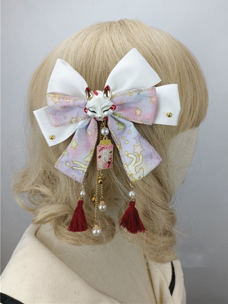 Wa Lolita Haarspange mit großer Schleife