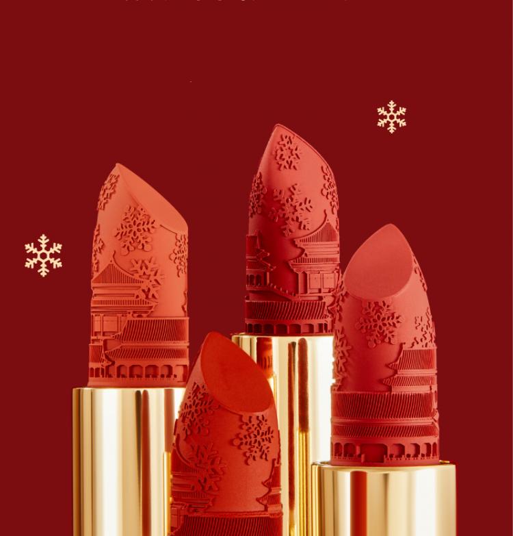 Lippenstift „Forbidden City“ mit geprägtem Matt-Finish
