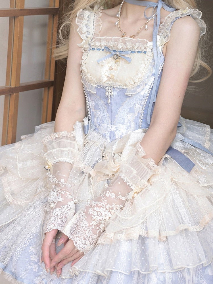 Details Beige Wrist Bead Cuffs